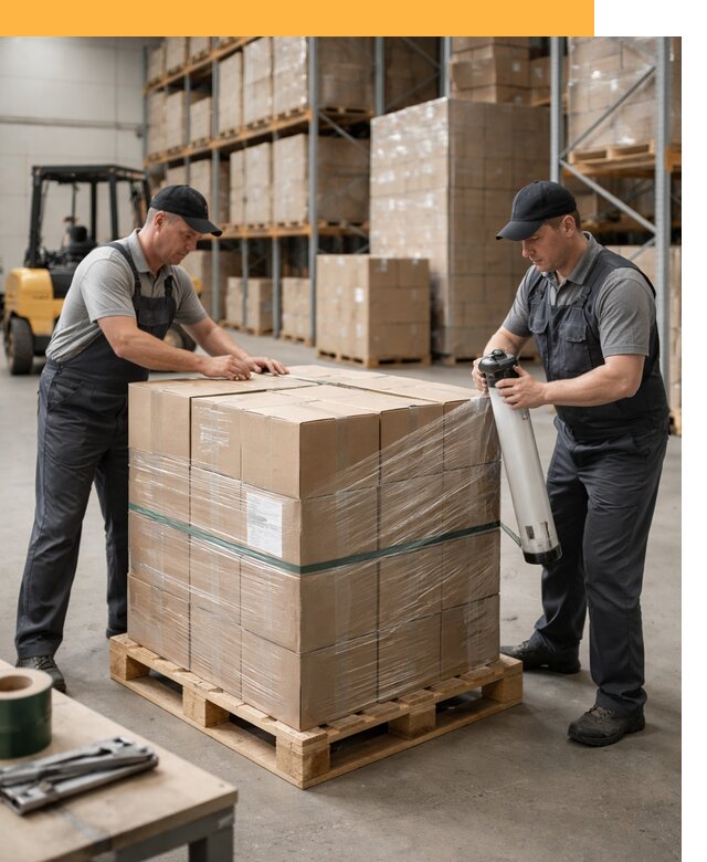 Упаковка и паллетирование грузов от 3620 руб: защита и крепление