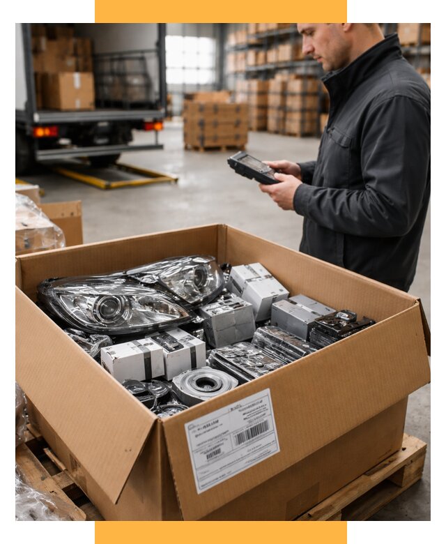 Доставка автозапчастей из Европы под ключ от 12928 р. | СетСервис-Млр