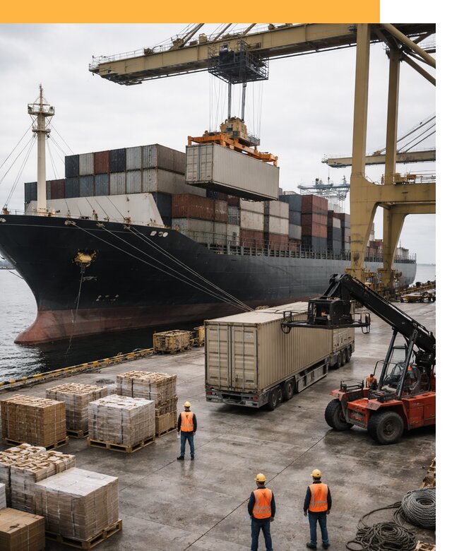 Морские перевозки из Индии: доставка FCL/LCL, таможня от 124104