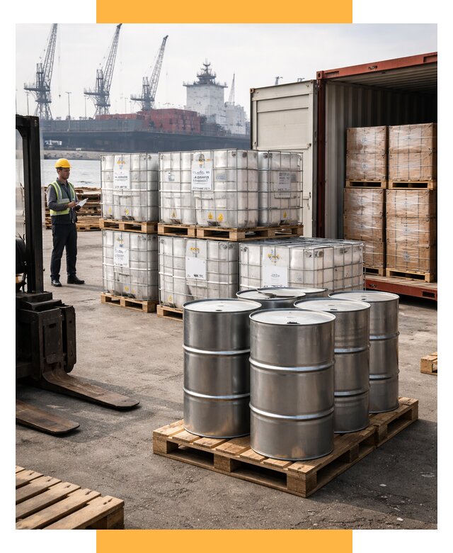 Доставка химического сырья из Индии от 258550 р. | СетСервис-Млр