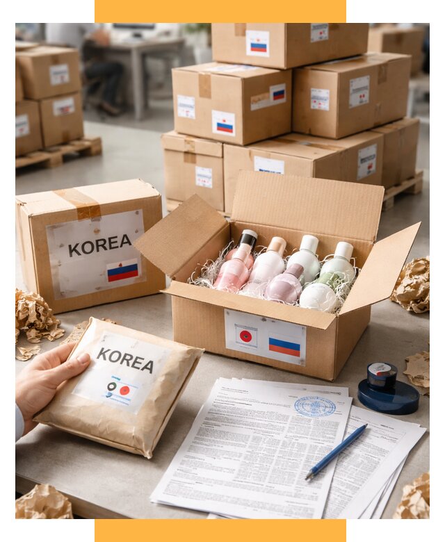 Доставка косметики из Кореи от 8791 р. под ключ | СетСервис-Млр