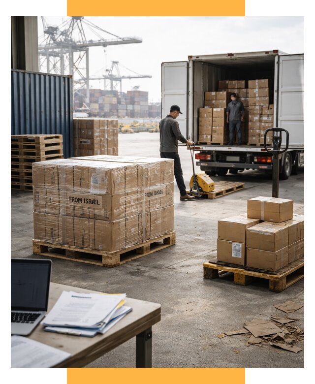 Доставка грузов из Израиля от 15513 р., логистика от СетСервис-Млр