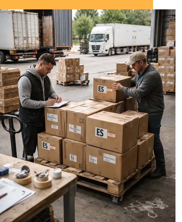 Доставка грузов в Испанию автотранспортом от 36197 руб