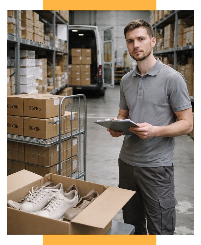 Доставка обуви из Китая и Турции от 4654 р. СетСервис-Млр