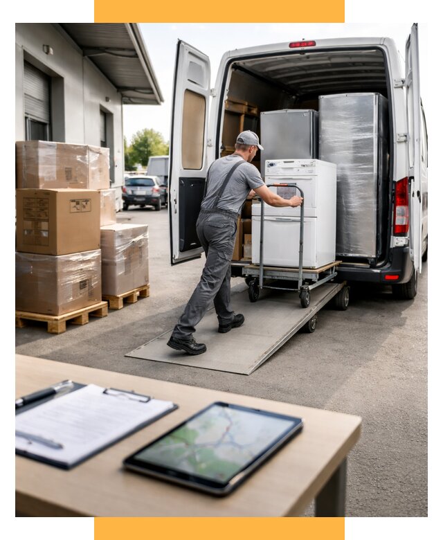 Перевозка бытовой техники от 6722 р. - логистика СетСервис-Млр