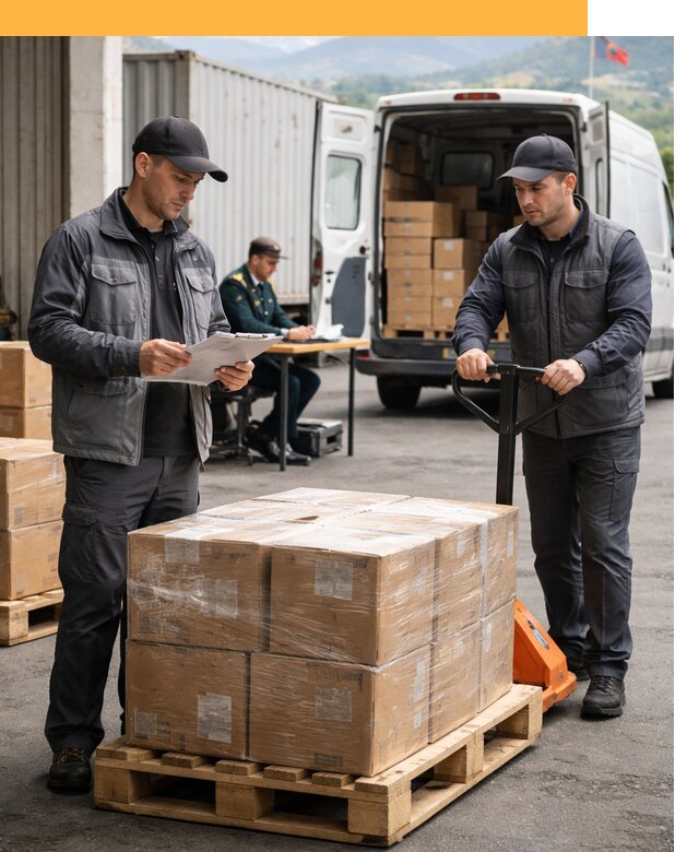 Доставка грузов через Армению, быстрая таможенная очистка от 25855