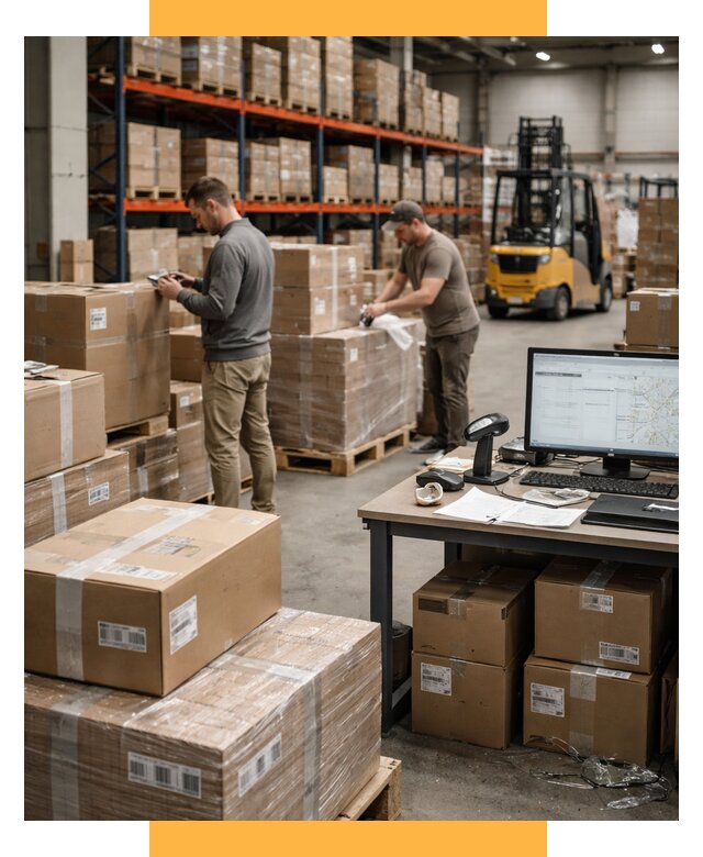 Склад консолидации в Европе от 6722 р., услуги СетСервис-Млр